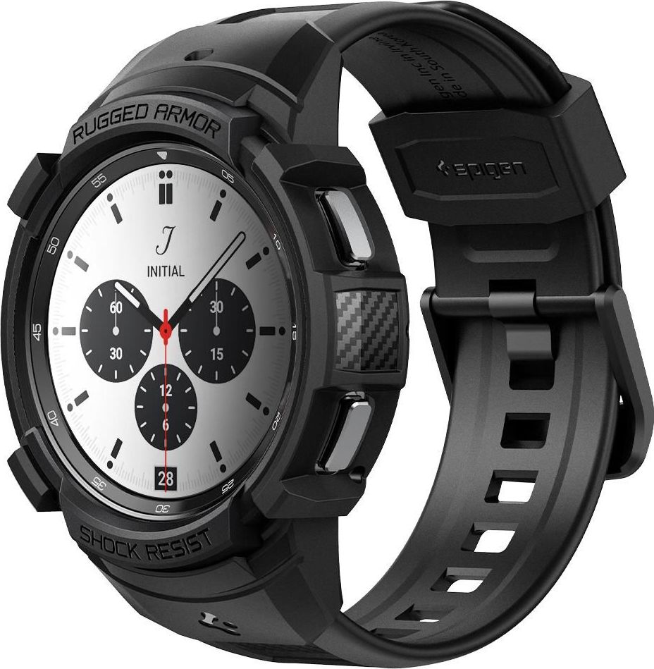 Spigen Řemínek s krytem pro Samsung Galaxy Watch CLASSIC 42mm - Spigen, Rugged Armor Pro Black