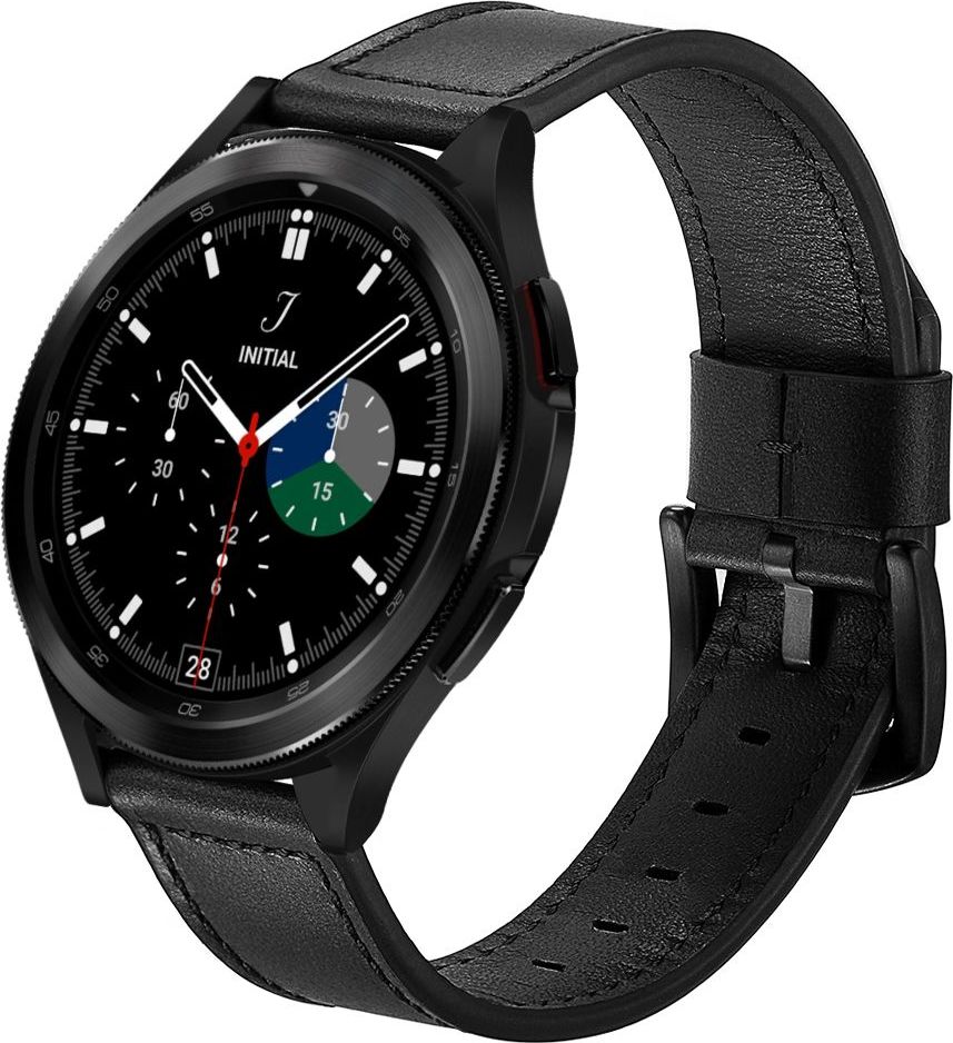 Tech-Protect Řemínek pro Samsung Galaxy Watch 40mm / 42mm / 44mm / 46mm - Tech-Protect, Herms Black