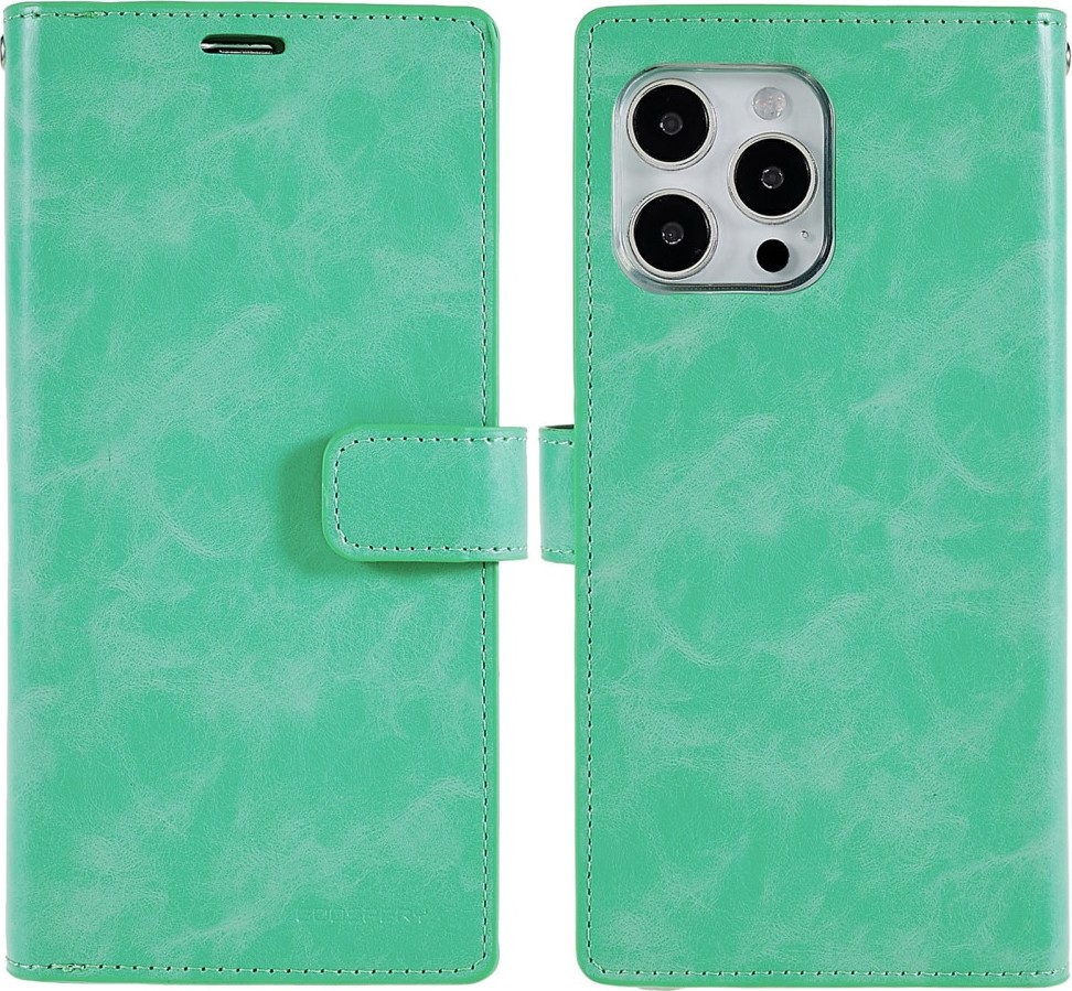 Mercury Ochranné pouzdro na iPhone 15 Pro MAX - Mercury, Mansoor Diary Mint