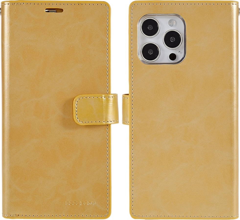 Mercury Ochranné pouzdro na iPhone 15 Pro MAX - Mercury, Mansoor Diary Gold