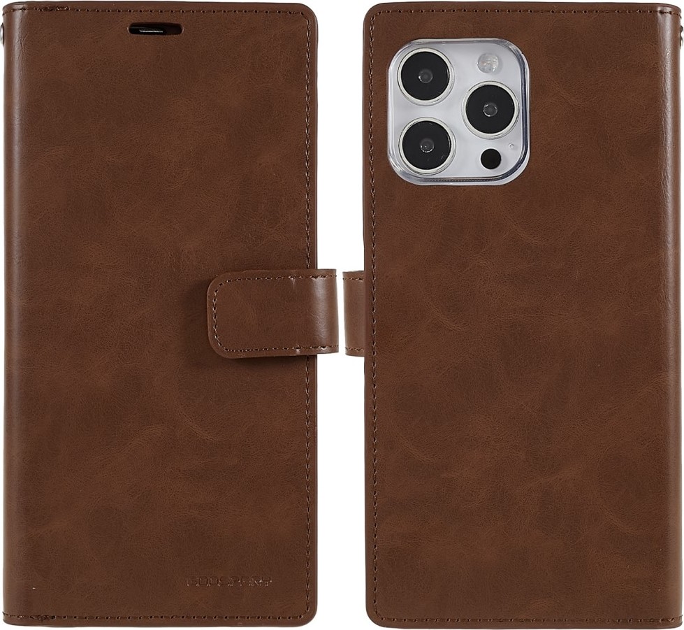 Mercury Ochranné pouzdro na iPhone 15 Pro MAX - Mercury, Mansoor Diary Brown