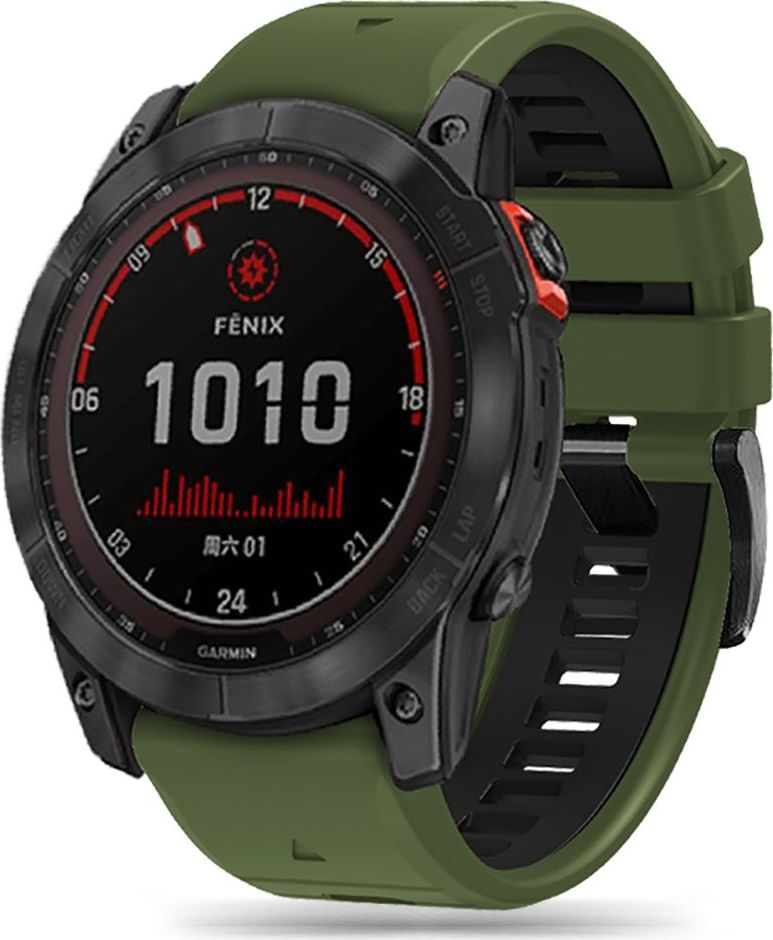 Tech-Protect Řemínek pro Garmin Fenix 3 / 5X / 3HR / 5X PLUS / 6X / 6X PRO / 7X - Tech-Protect, Iconband Pro Green/Black