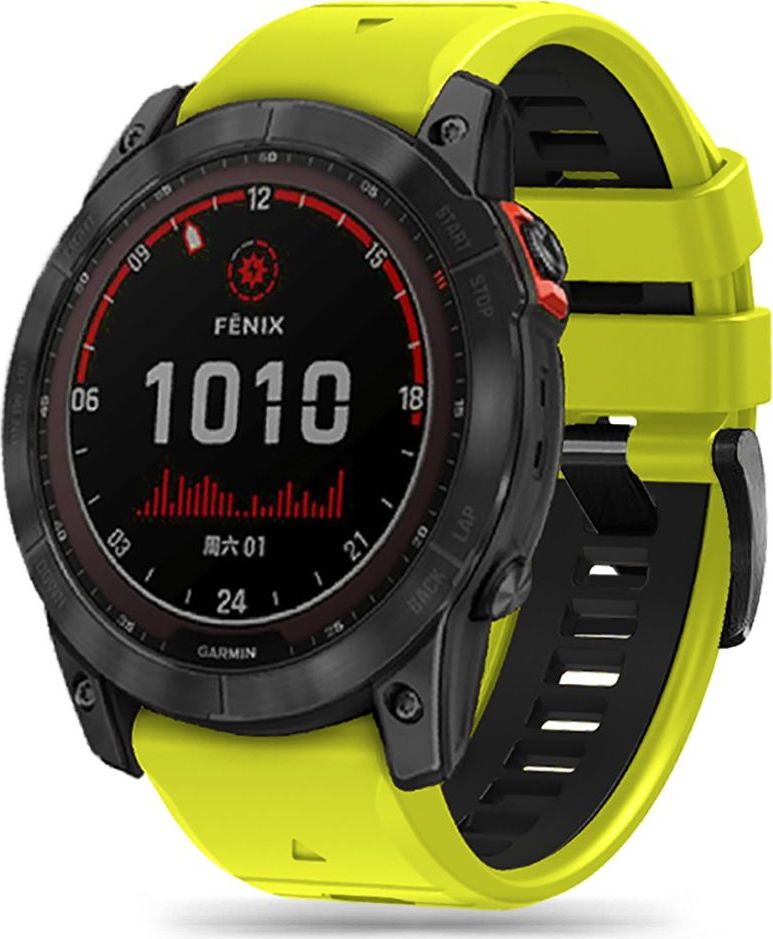 Tech-Protect Řemínek pro Garmin Fenix 3 / 5X / 3HR / 5X PLUS / 6X / 6X PRO / 7X - Tech-Protect, Iconband Pro Lime/Black