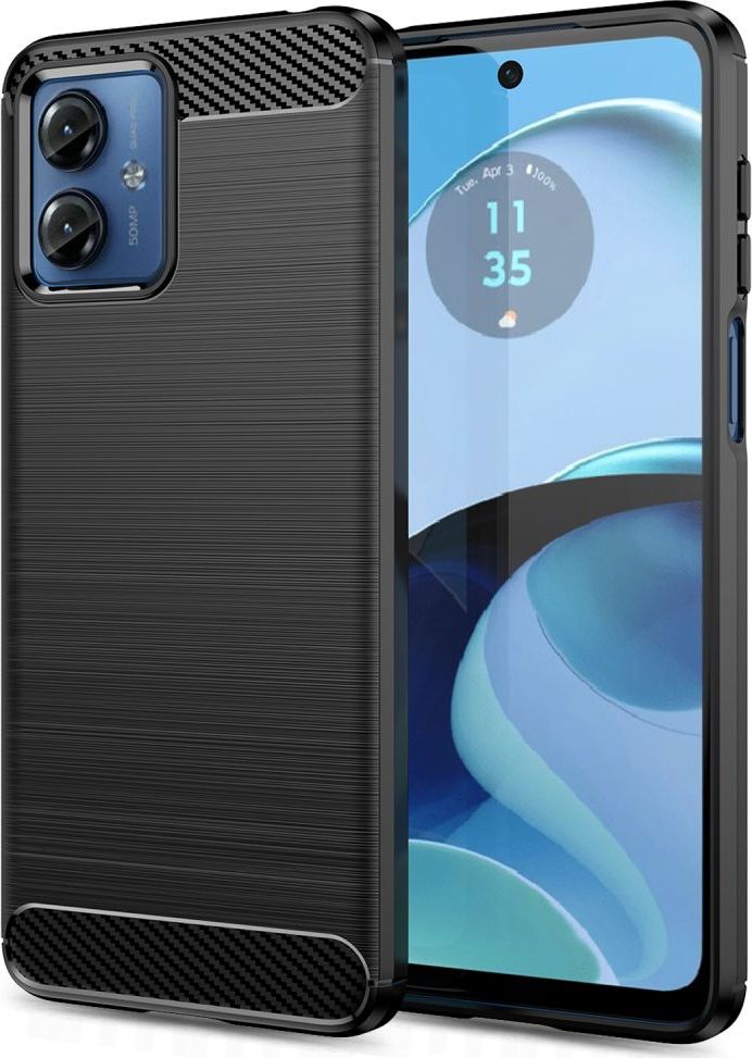 Tech-Protect Ochranný kryt na Motorola Moto G14 - Tech-Protect, Tpucarbon Black