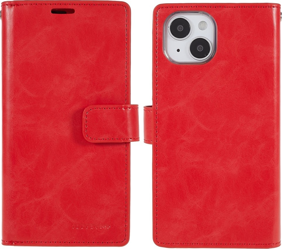 Mercury Ochranné pouzdro na iPhone 15 - Mercury, Mansoor Diary Red