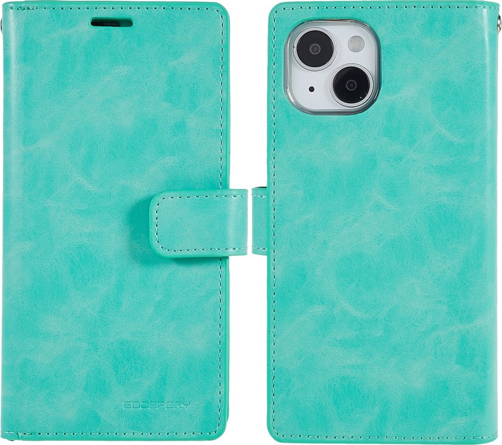 Mercury Ochranné pouzdro na iPhone 15 PLUS - Mercury, Mansoor Diary Mint