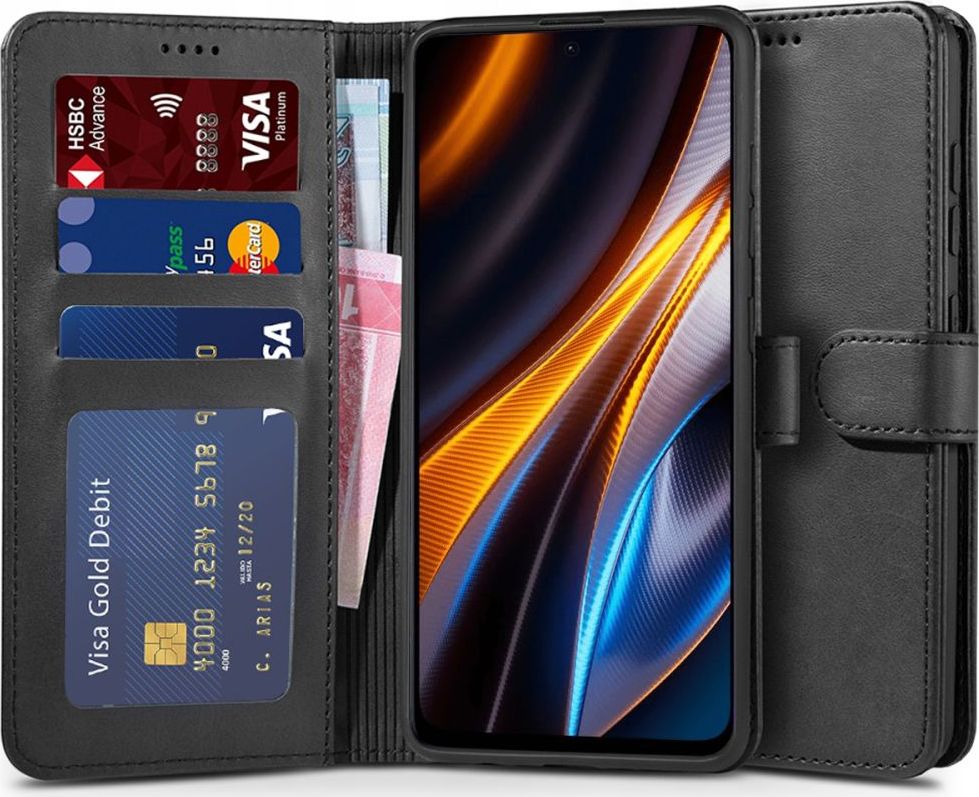 Tech-Protect Pouzdro pro Xiaomi Poco X4 GT - Tech-Protect, Wallet 2 Black