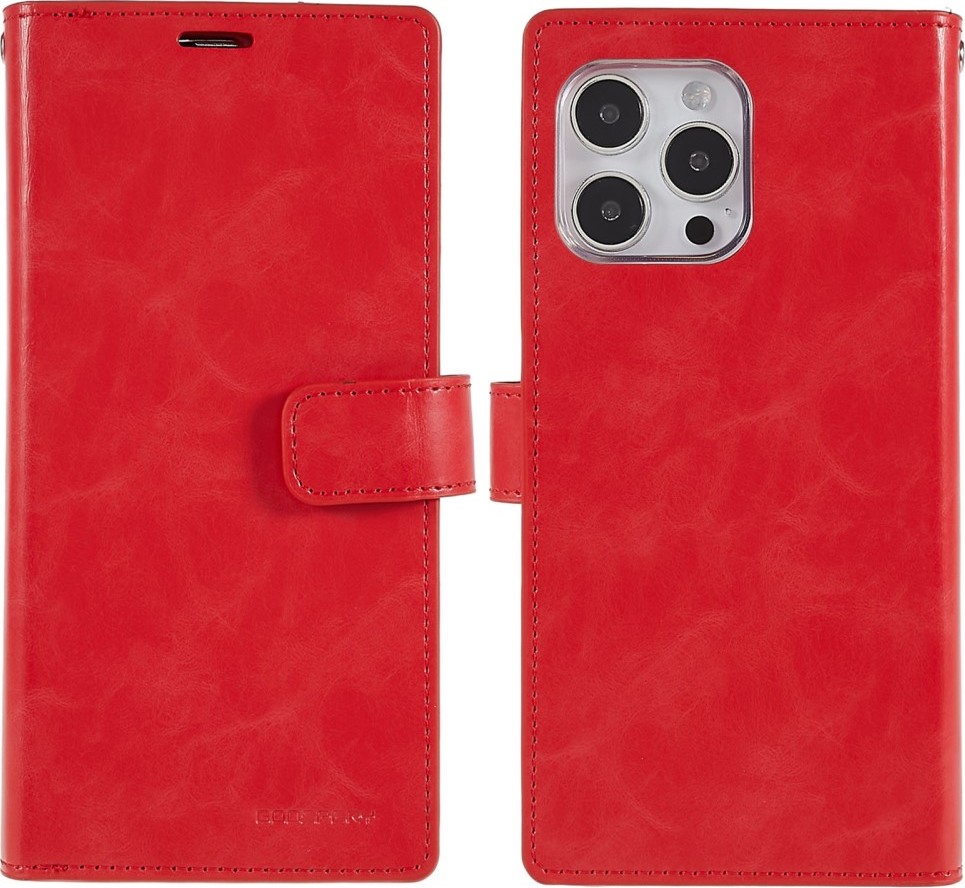 Mercury Ochranné pouzdro na iPhone 15 Pro - Mercury, Mansoor Diary Red