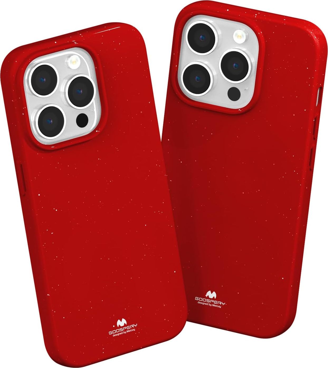 Mercury Ochranný kryt na iPhone 15 Pro - Mercury, Jelly Red