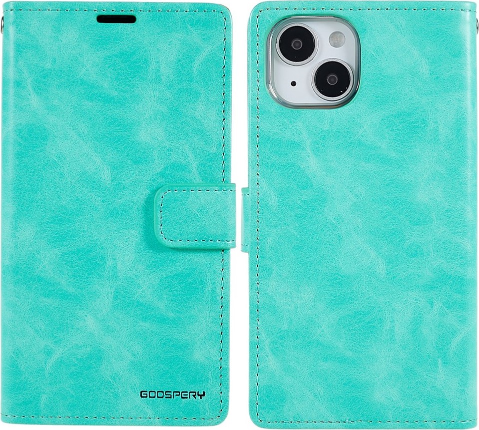 Mercury Ochranné pouzdro pro iPhone 14 PLUS - Mercury, Bluemoon Diary Mint