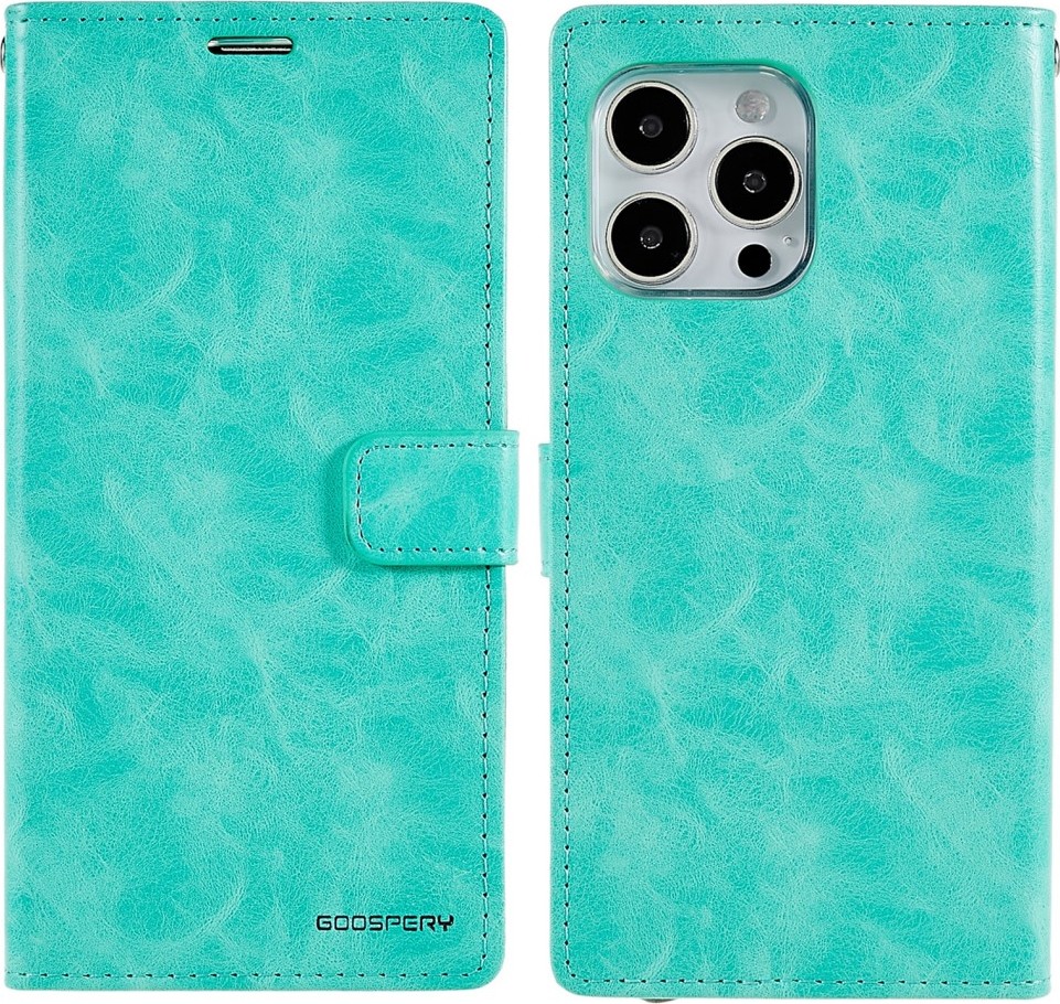 Mercury Ochranné pouzdro pro iPhone 14 Pro - Mercury, Bluemoon Diary Mint