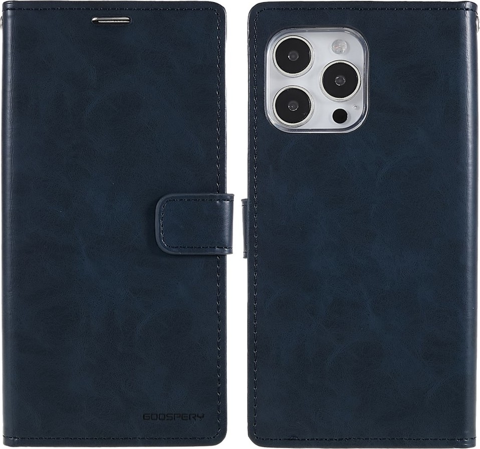 Mercury Ochranné pouzdro pro iPhone 14 Pro MAX - Mercury, Bluemoon Diary Navy