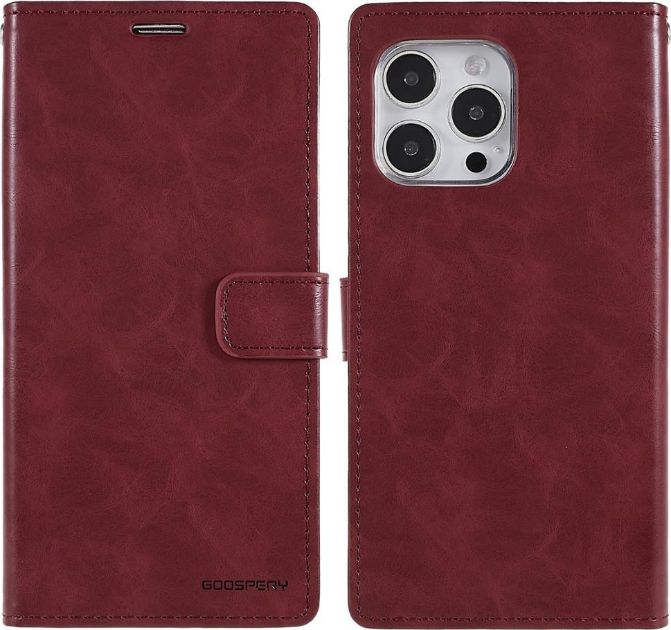 Mercury Ochranné pouzdro pro iPhone 14 Pro MAX - Mercury, Bluemoon Diary Wine