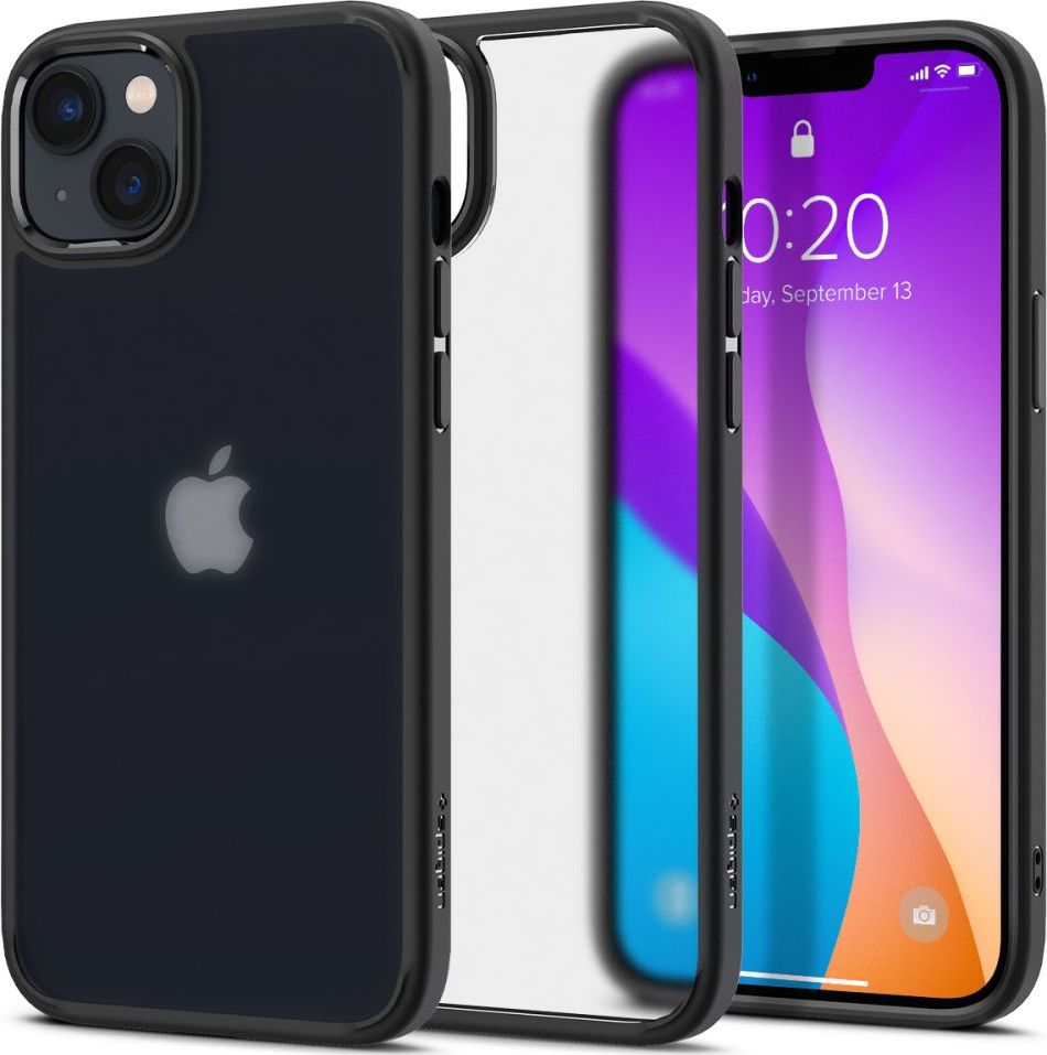 Spigen Ochranný kryt pro iPhone 14 PLUS - Spigen, Ultra Hybrid Frost Black