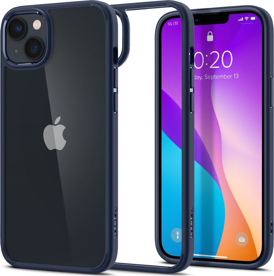 Spigen Ochranný kryt pro iPhone 14 PLUS - Spigen, Ultra Hybrid Navy Blue