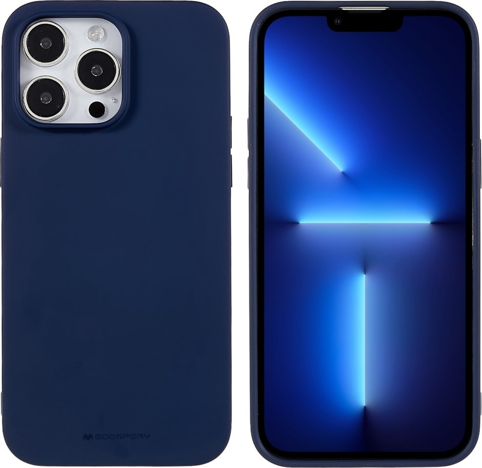 Mercury Ochranný kryt na iPhone 15 Pro MAX - Mercury, Soft Feeling Midnight Blue