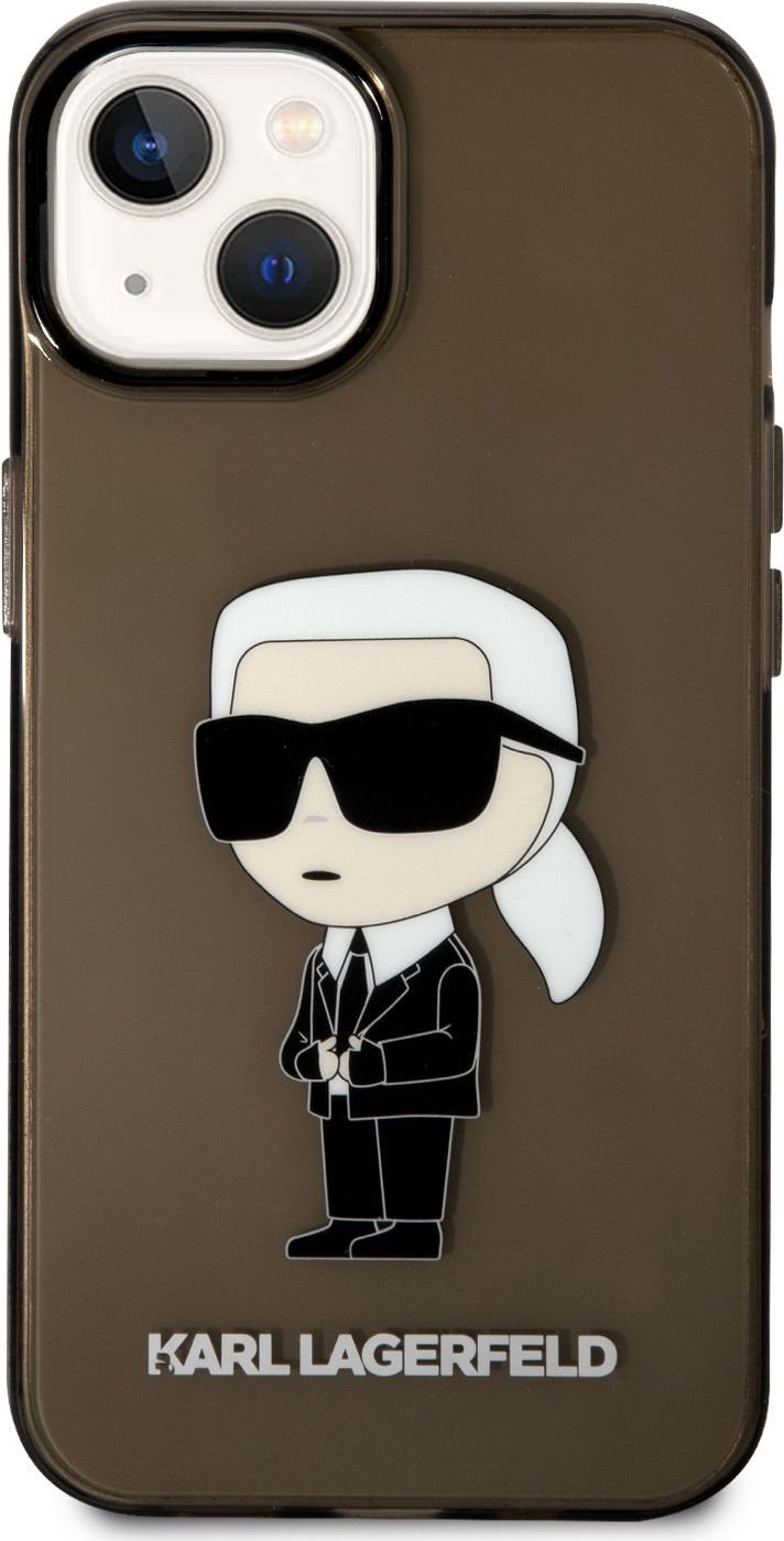 Pouzdro Karl Lagerfeld IML Ikonik NFT iPhone 14 Plus černé