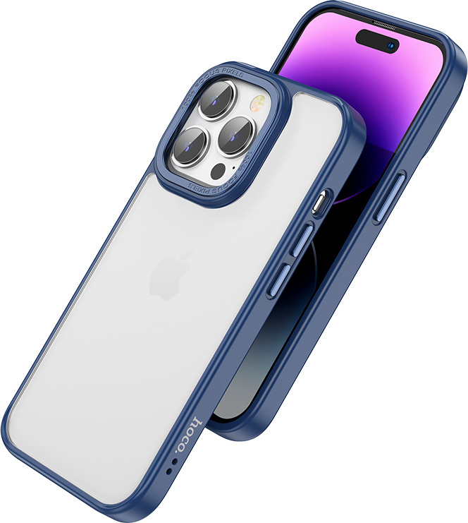 Hoco Ochranný kryt pro iPhone 14 Pro - Hoco, GoldenShield Blue