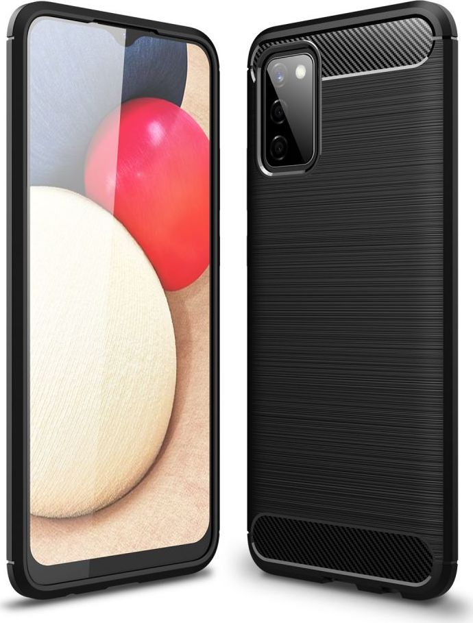 Tech-Protect Ochranný kryt pro Samsung Galaxy A02S - Tech-Protect, Tpucarbon Black