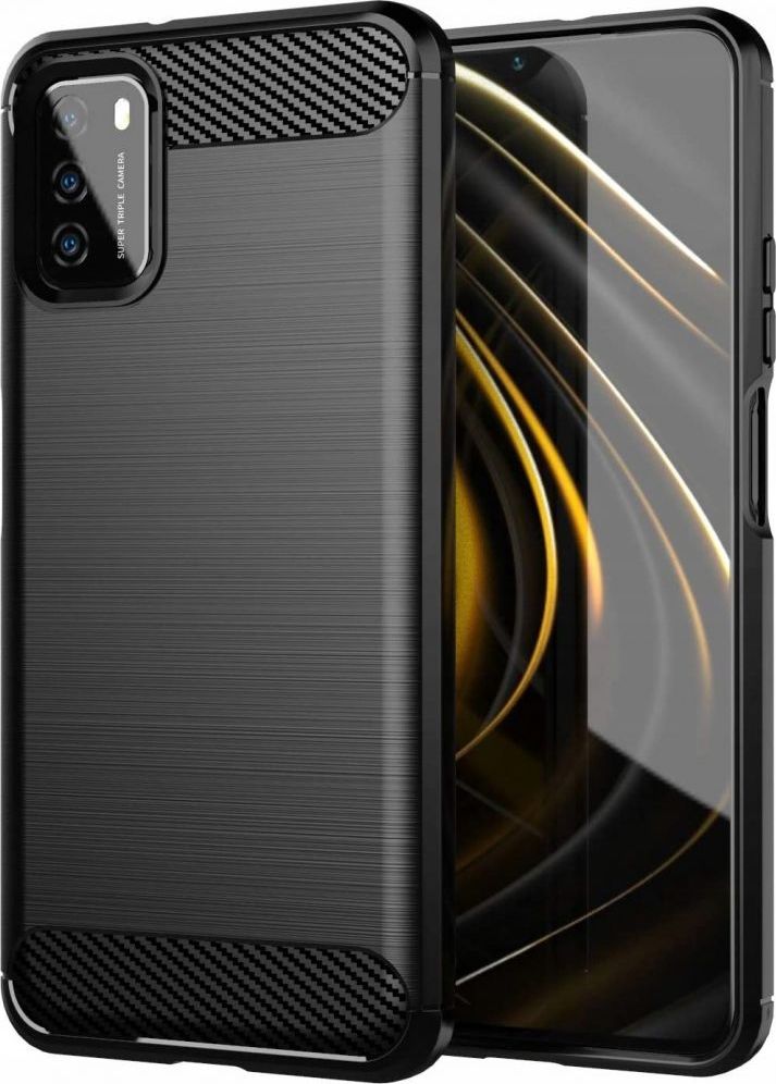 Tech-Protect Ochranný kryt pro Xiaomi Poco M3 - Tech-Protect, Tpucarbon Black