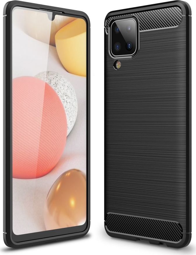 Tech-Protect Ochranný kryt pro Samsung Galaxy A12 - Tech-Protect, Tpucarbon Black