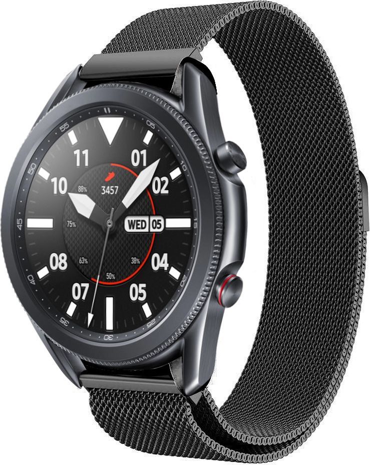 Tech-Protect Řemínek pro Samsung Galaxy Watch 45mm - Tech-Protect, Milaneseband Black