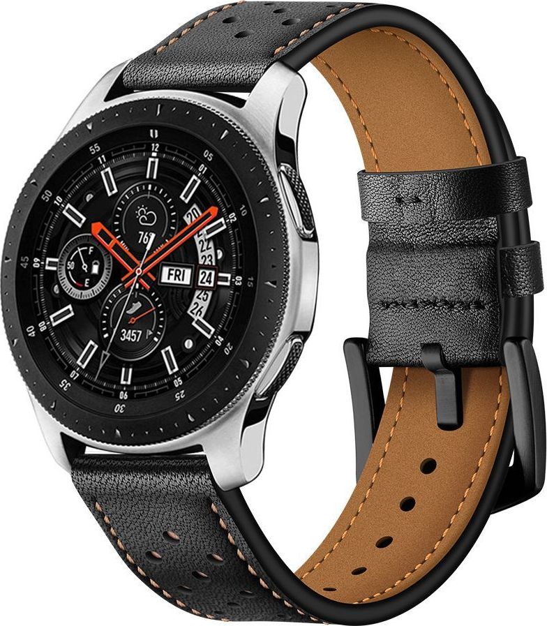 Tech-Protect Řemínek pro Samsung Galaxy Watch 41mm - Tech-Protect, Leather Black