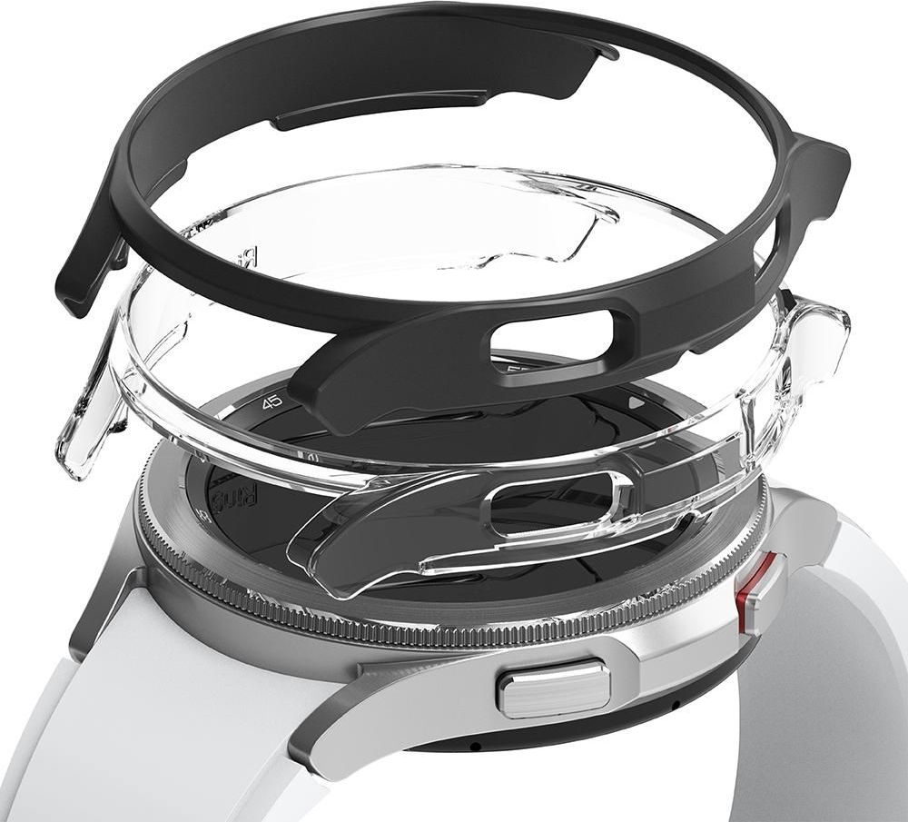 Ringke Ochranné pouzdro na Samsung Galaxy Watch 42mm - Ringke, Slim Black & Clear (2ks)