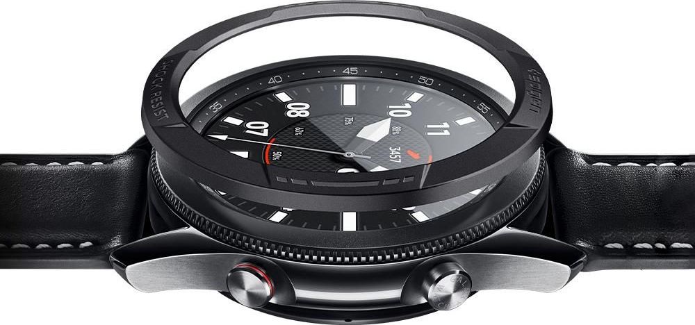 Spigen Ochranný kryt pro Samsung Galaxy Watch 45mm - Spigen, Chrono Shield Black