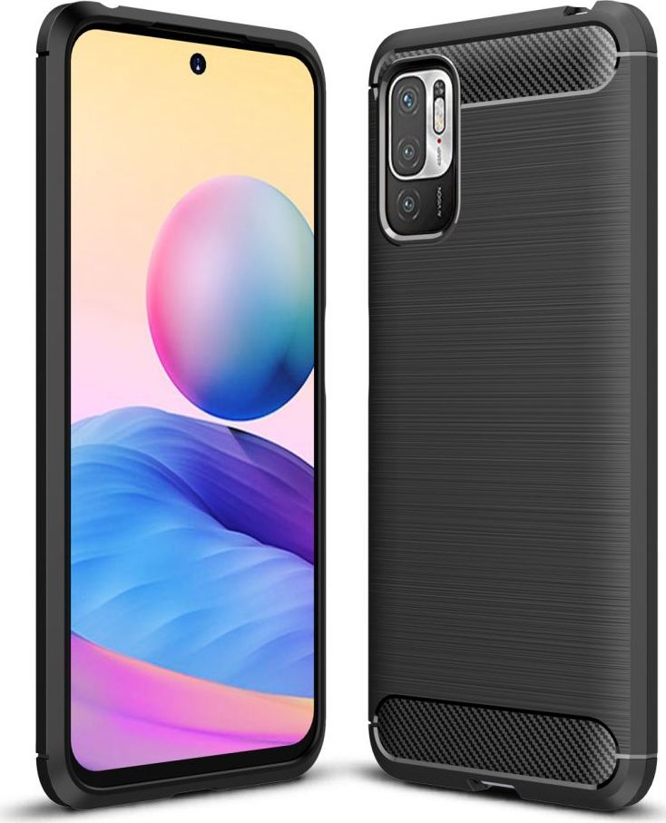Tech-Protect Ochranný kryt pro Xiaomi Poco M3 Pro 5G / Redmi Note 10 5G - Tech-Protect, Tpucarbon Black