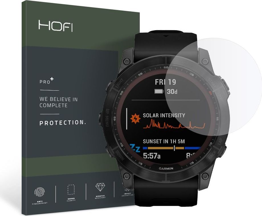 Hofi Hybridní ochranné sklo na Garmin Fenix 7X - Hofi, Glass Pro+