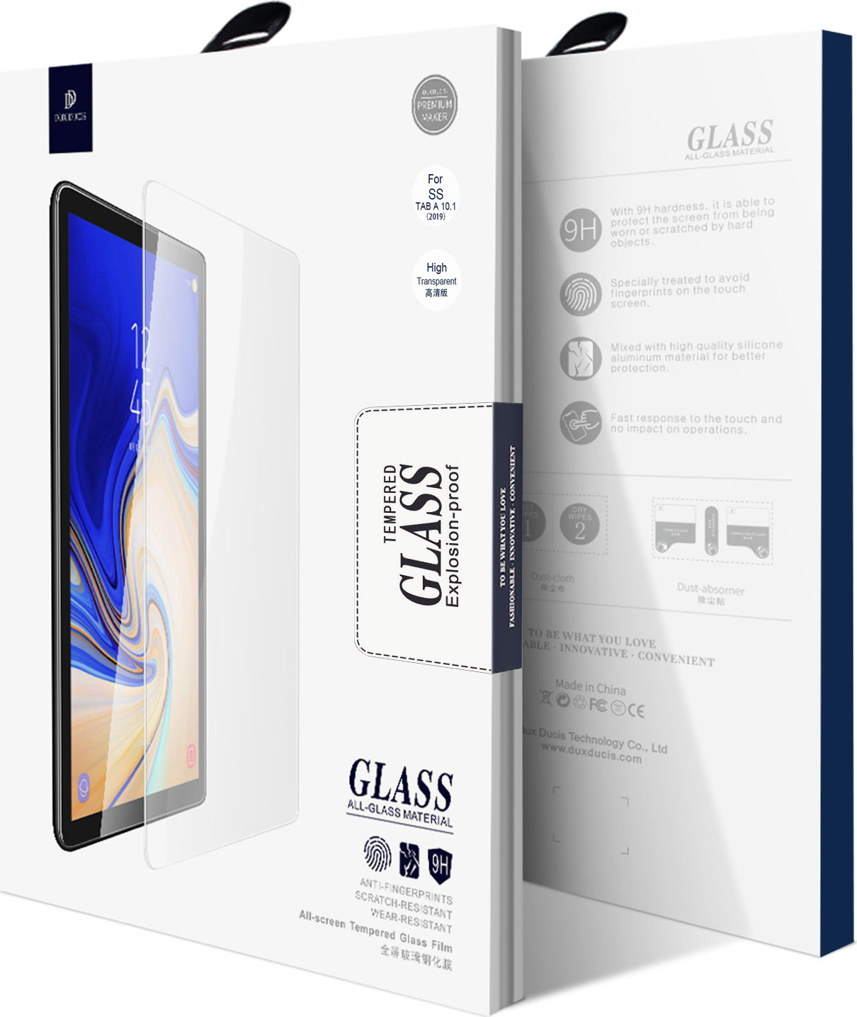 DuxDucis Ochranné tvrzené sklo pro Galaxy TAB A 10.1 (2019) - DuxDucis, Tempered Glass