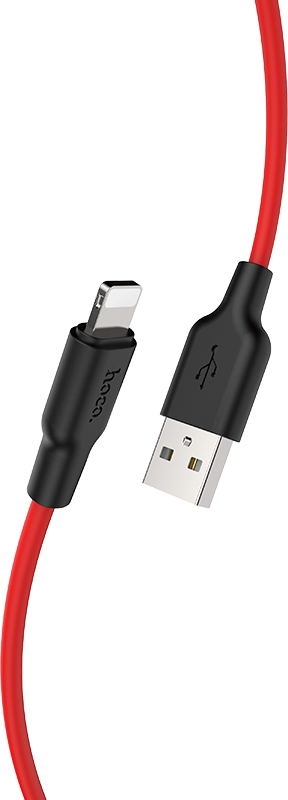 Hoco Kabel USB-A/Lightning pro iPhone a iPad - Hoco, X21 Plus Red