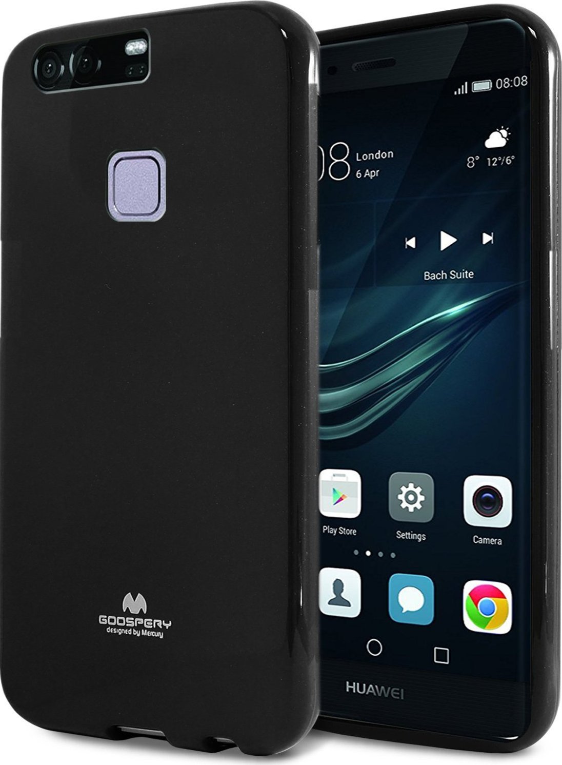 Mercury Pouzdro / kryt pro Huawei P9 - Mercury, Jelly Black