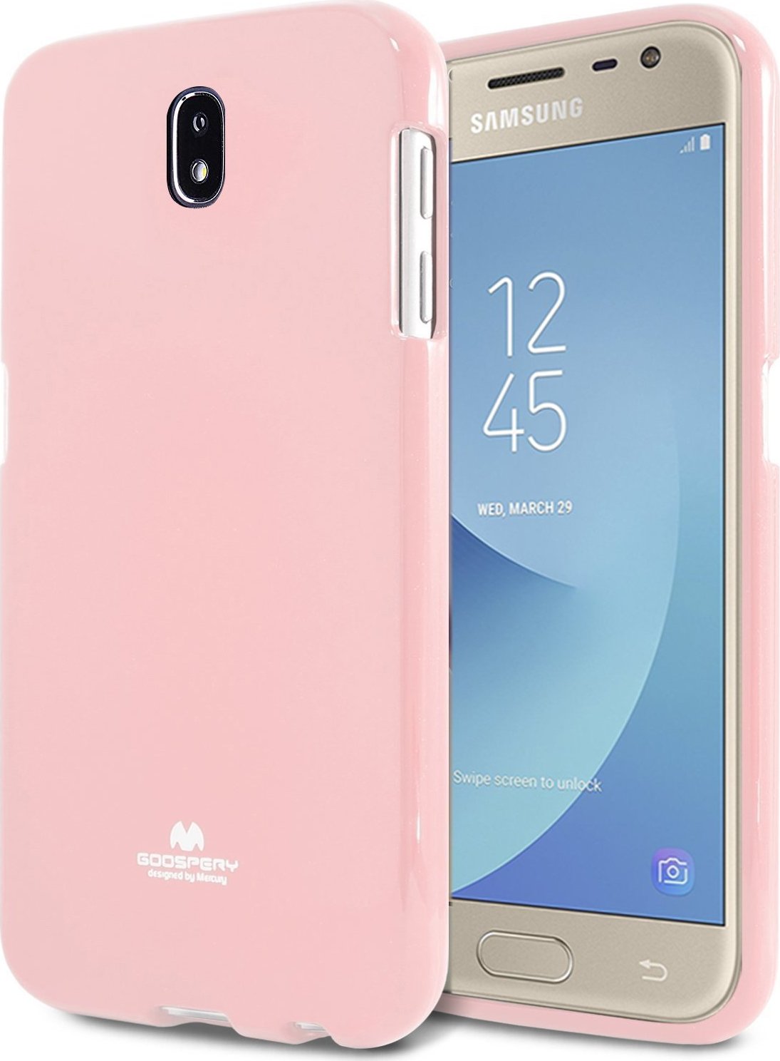 Mercury Pouzdro / kryt pro SAMSUNG GALAXY J7 (2017) J730 - Mercury, Jelly Pink