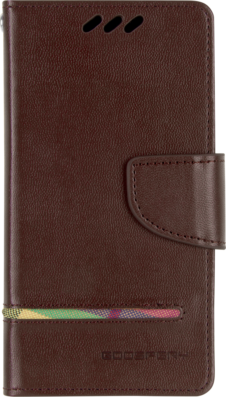 Mercury Univerzální pouzdro na mobil s úhlopříčkou displeje 4.6~4.9" - Mercury, Personal Diary Brown