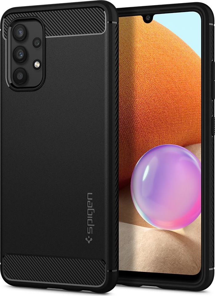 Spigen Ochranný kryt pro Samsung Galaxy A72 5G - Spigen, Rugged Armor Black
