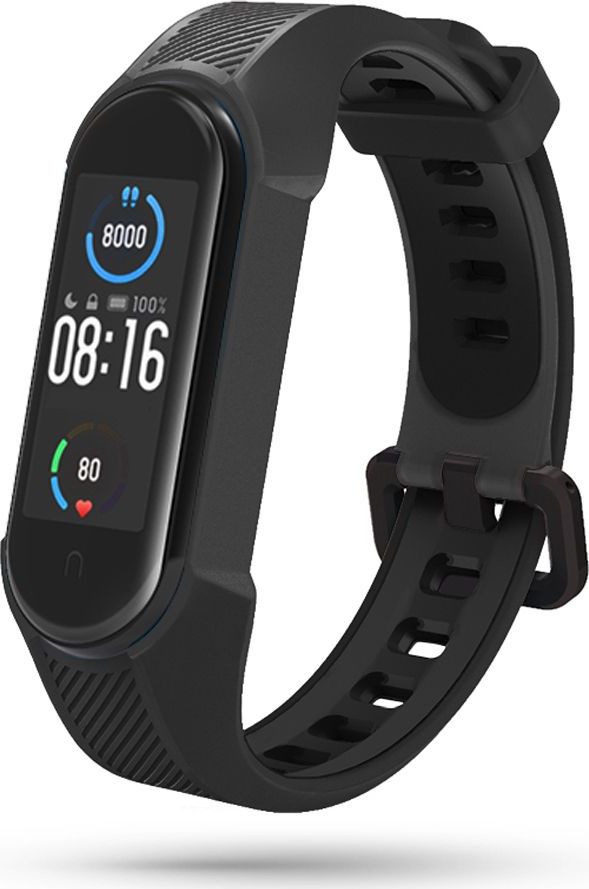 Tech-Protect Řemínek pro Xiaomi Mi Band 5 / 6 - Tech-Protect, Armour Black