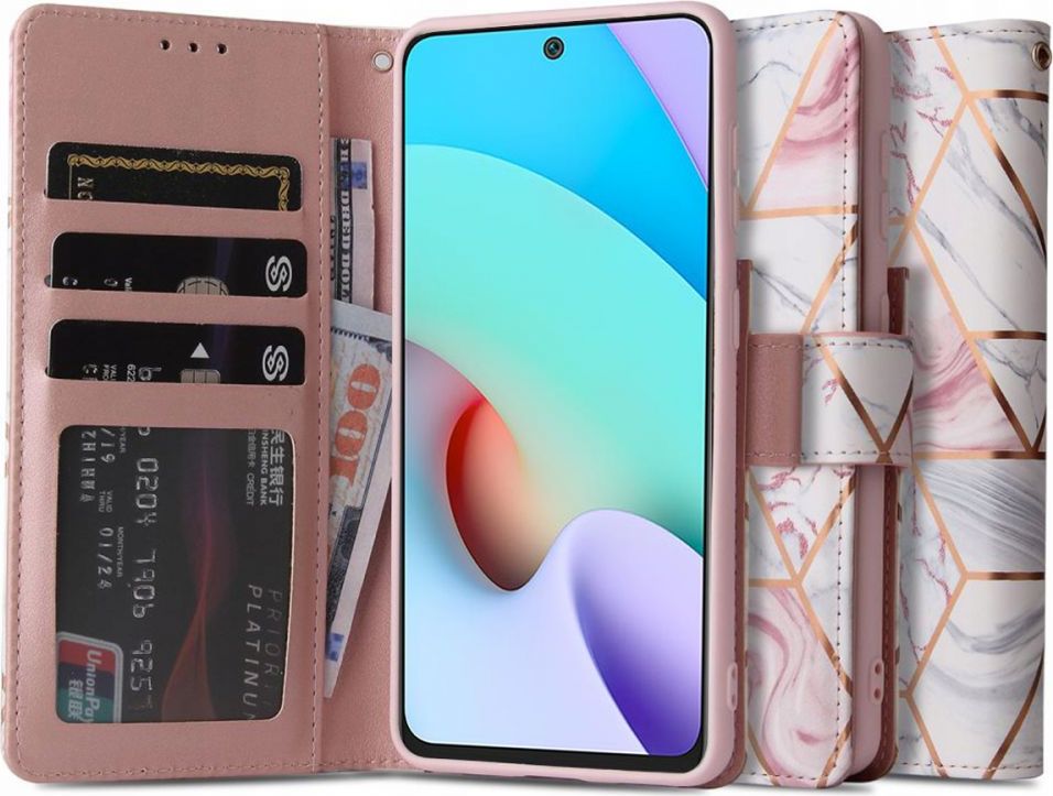 Tech-Protect Ochranné pouzdro pro Xiaomi Redmi 10 - Tech-Protect, Wallet Marble