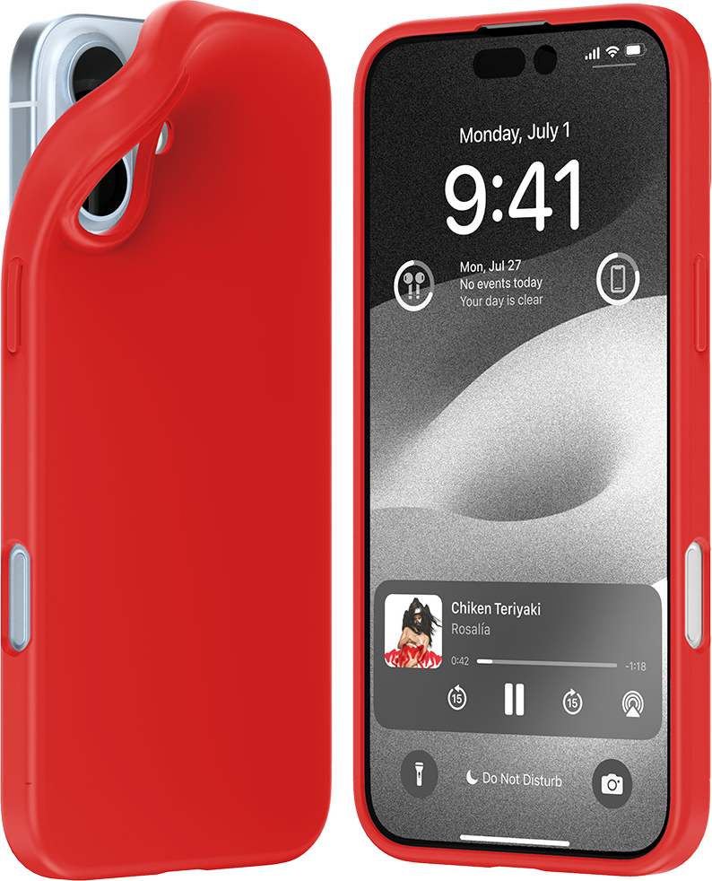 Mercury Ochranný kryt na iPhone 16 PLUS - Mercury, Soft Feeling Red