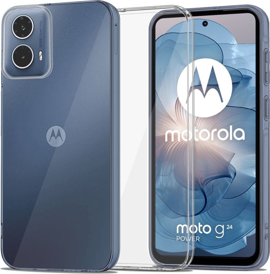 Tech-Protect Ochranný kryt na Motorola Moto G24 / G24 POWER / G04 - Tech-Protect, FlexAir Pro Clear