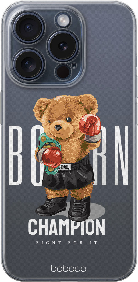 Babaco Ochranný kryt na iPhone 14 Pro - Babaco, Teddy Fighter 001