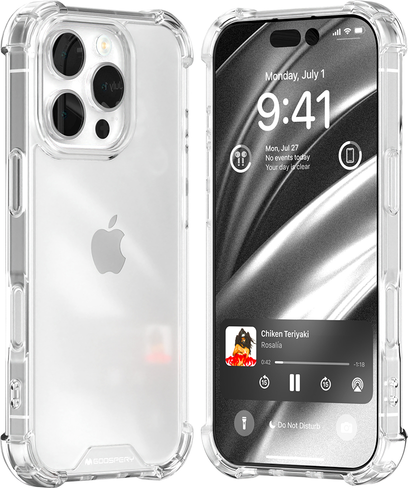 Mercury Ochranný kryt na iPhone 16 PLUS - Mercury, SuperProtect Transparent