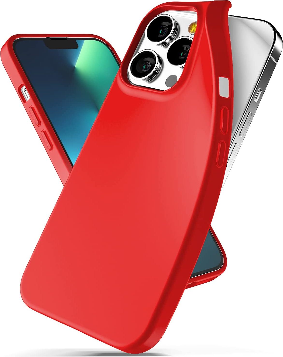 Mercury Ochranný kryt pro iPhone 13 Pro - Mercury, Soft Feeling Red