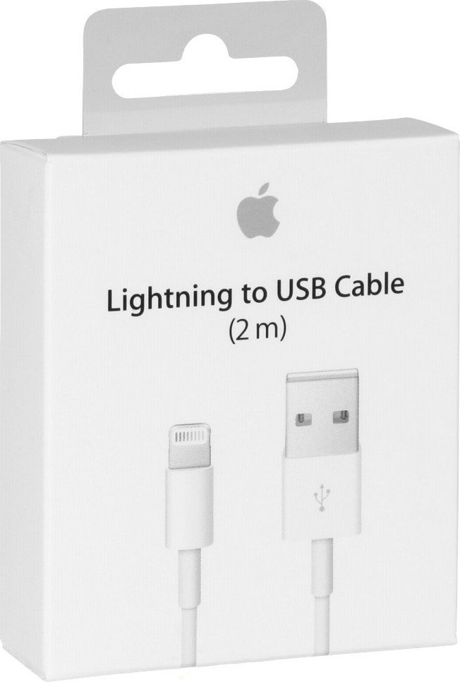 Apple USB kabel s konektorem Lightning 2m MD819ZM/A Bílá