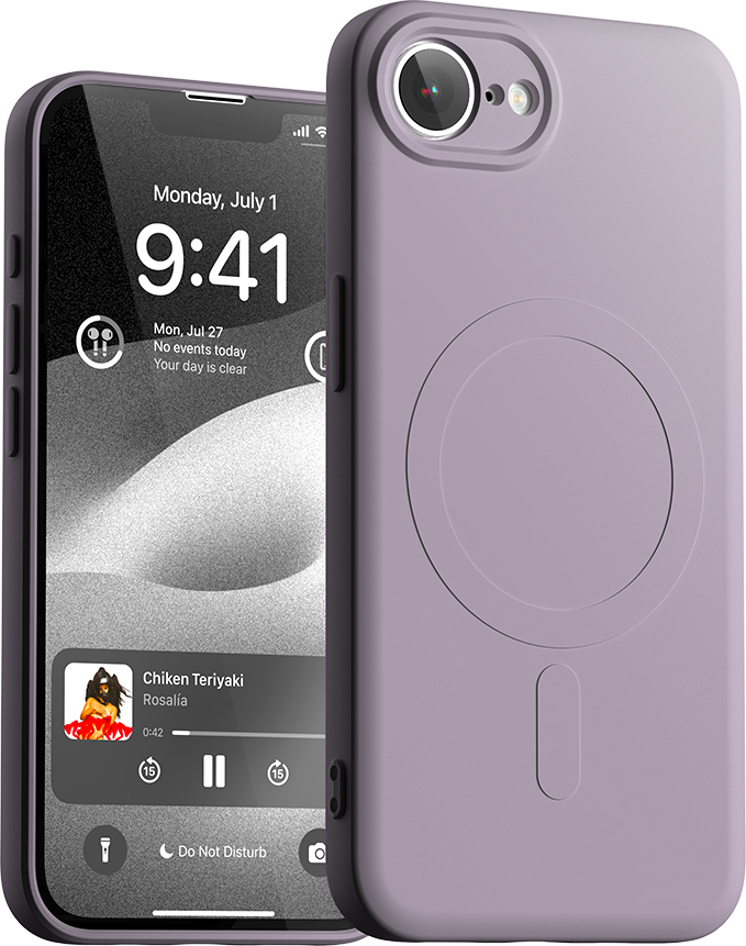 Mercury Ochranný kryt na iPhone 16e - Mercury, SemiSilicon MagSafe Lavender