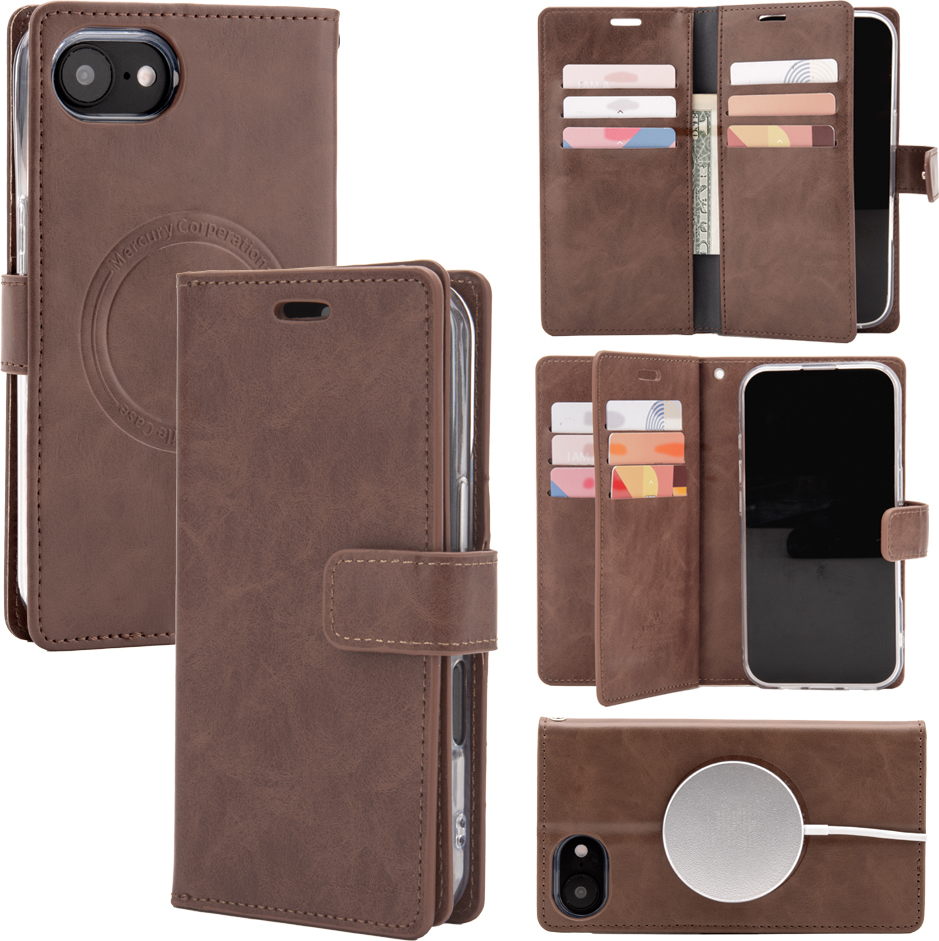 Mercury Ochranné pouzdro na iPhone 16e - Mercury, Mansoor MagSafe Brown