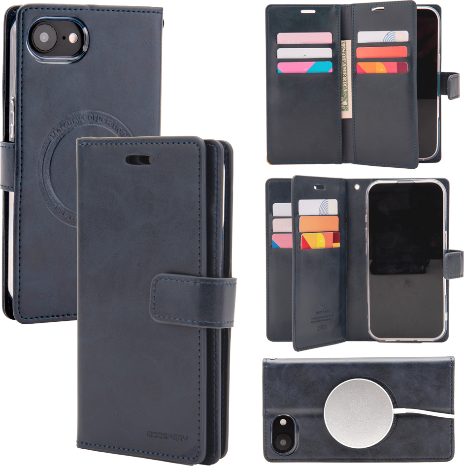 Mercury Ochranné pouzdro na iPhone 16e - Mercury, Mansoor MagSafe Navy