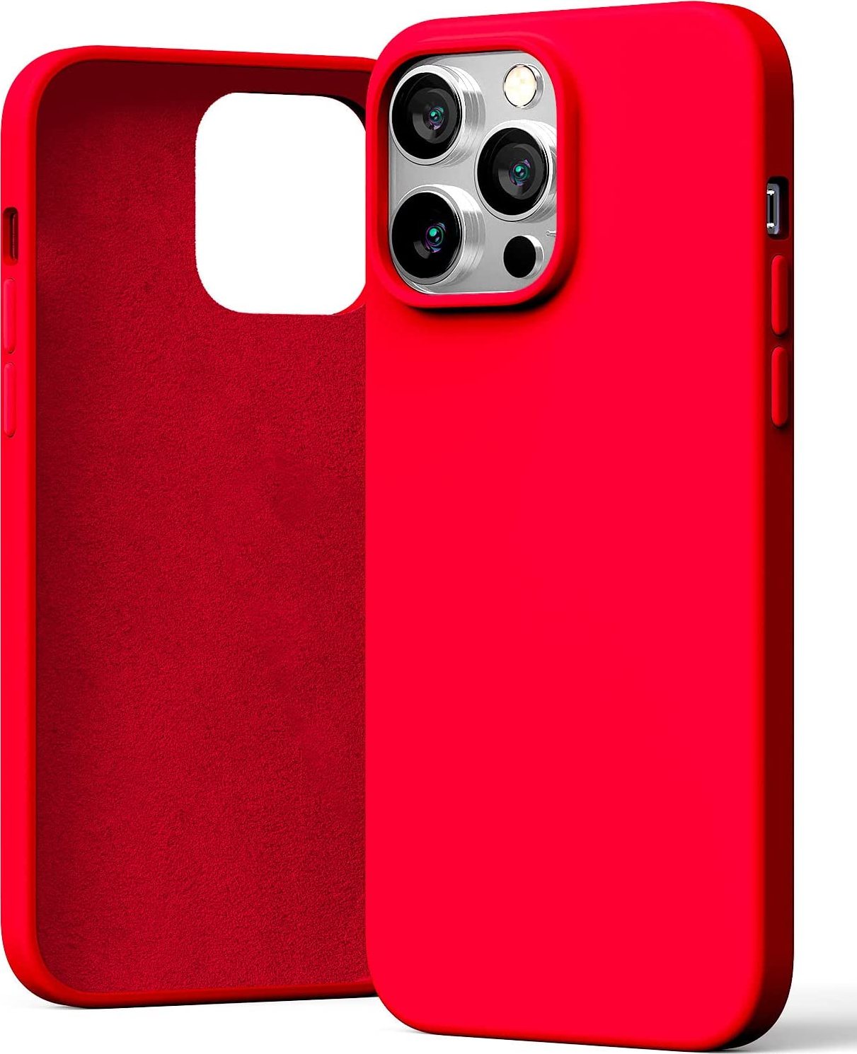 Pouzdro Mercury Silicone APPLE Iphone 14 PRO MAX červené