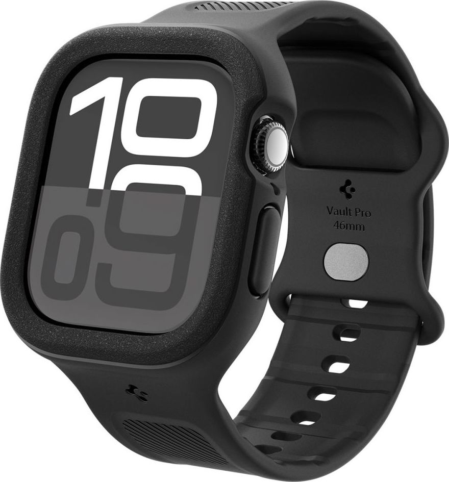 Spigen Řemínek s krytem pro Apple Watch 46mm - Spigen, Vault Black